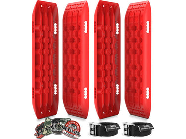 Buy X-BULL 4x4 Recovery Tracks Gen 2.0 - Red (2 Pair) - Mud Tracks